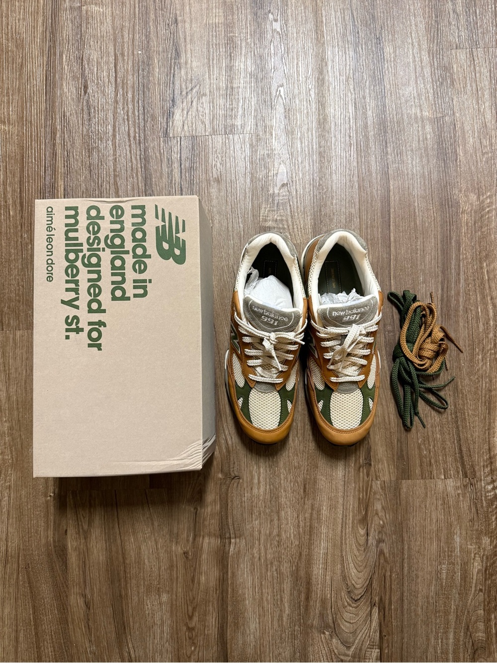 AIMÉ LEON DORE X NEW BALANCE 991 MADE IN ENGLAND 'TAN'